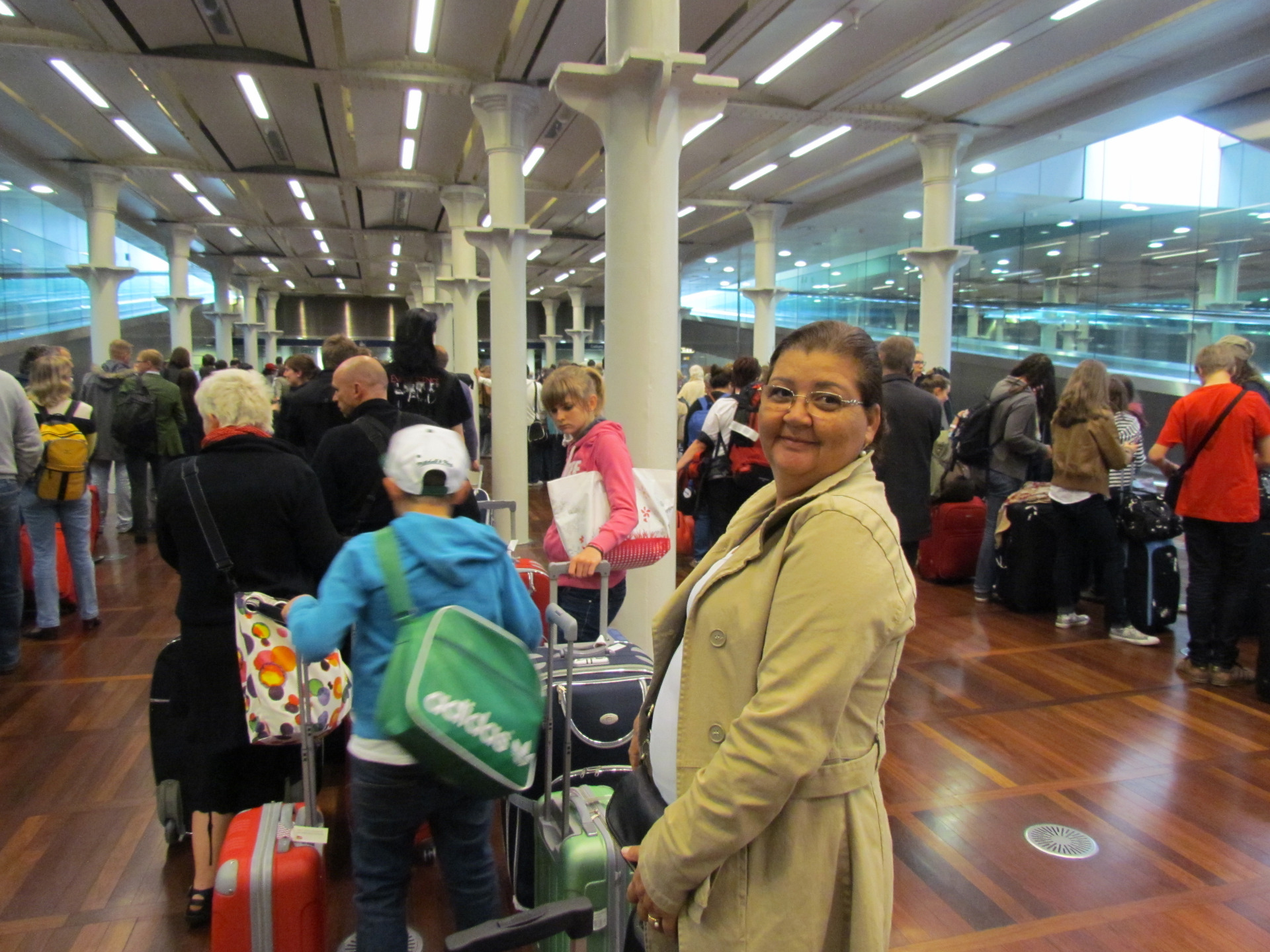 Controle passaporte - St. Pancras