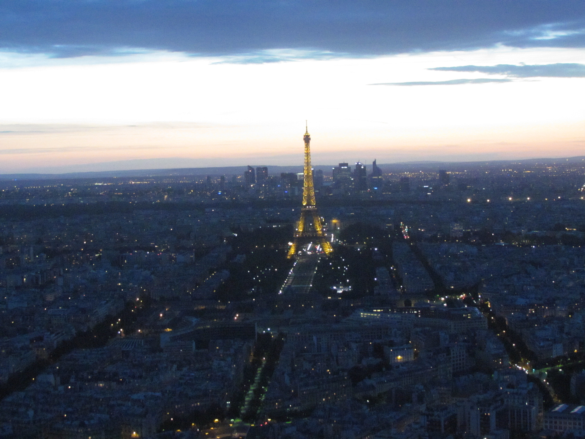Vista da Torre de Montparnasse
